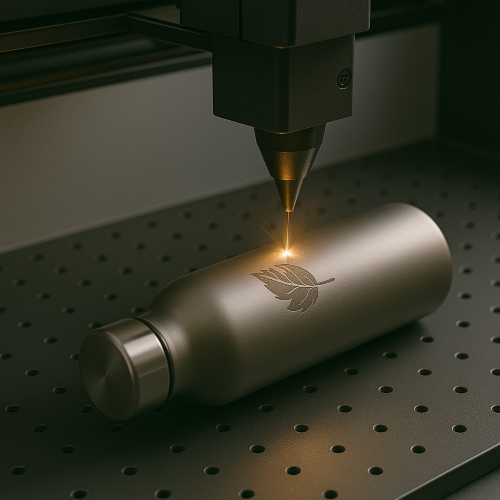 Laser engraving production example