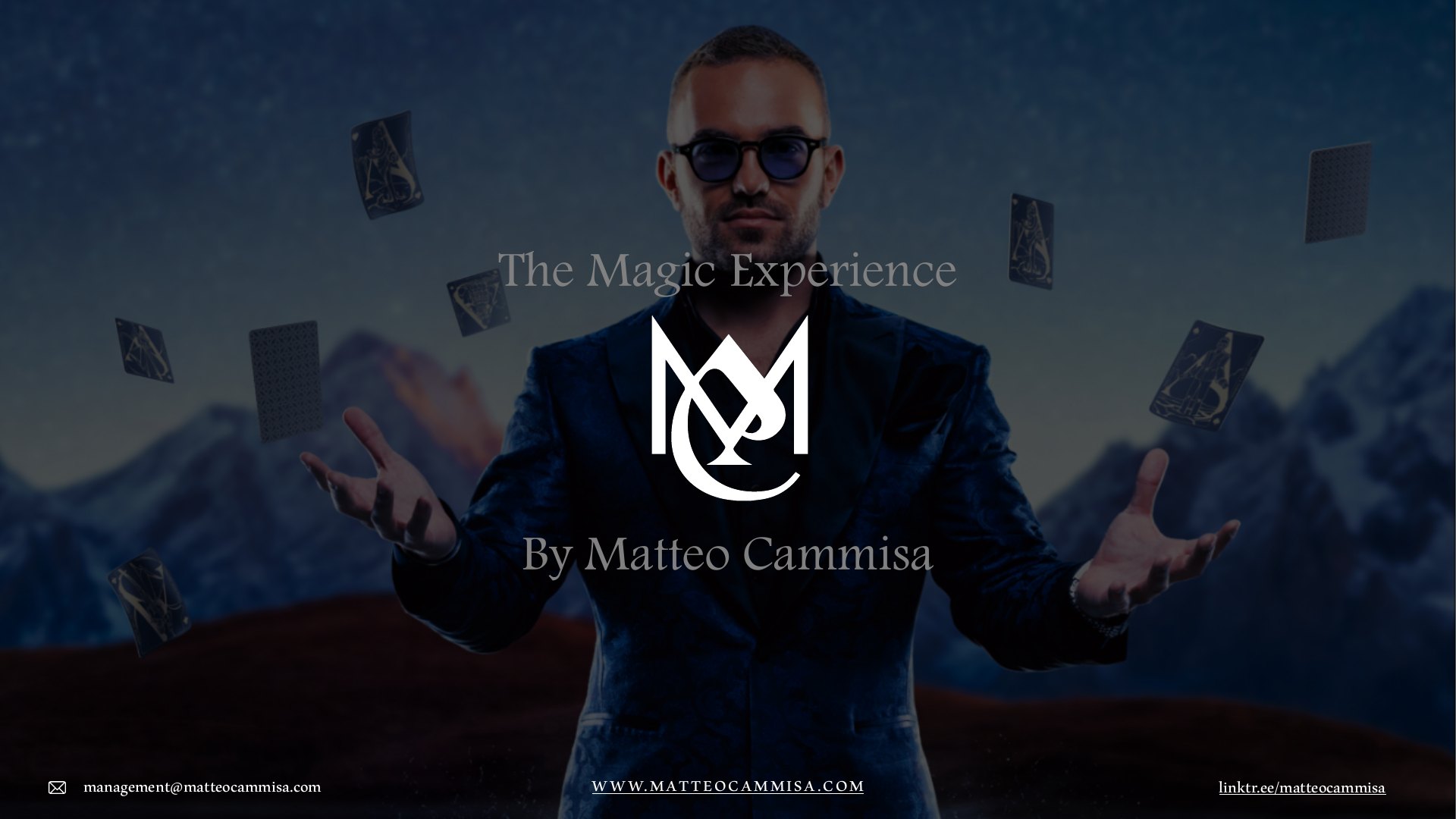 Cover of The Magic Experience, the corporate pricing and packages deck