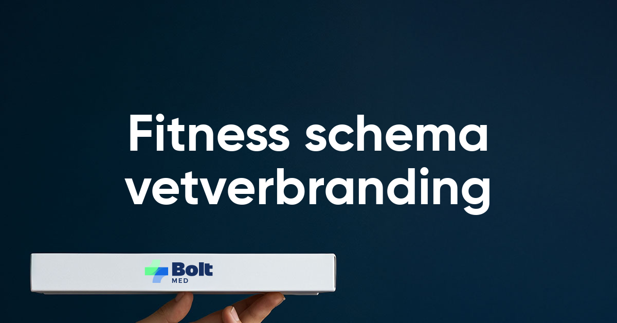 fitness schema vetverbranding