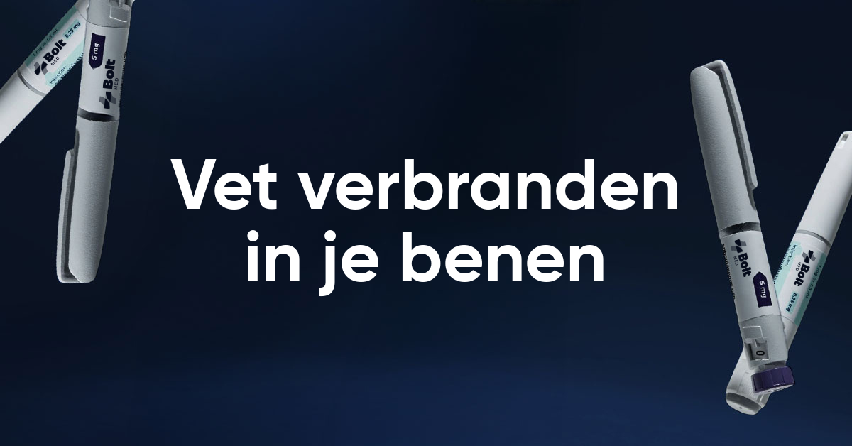 vetverbranding benen