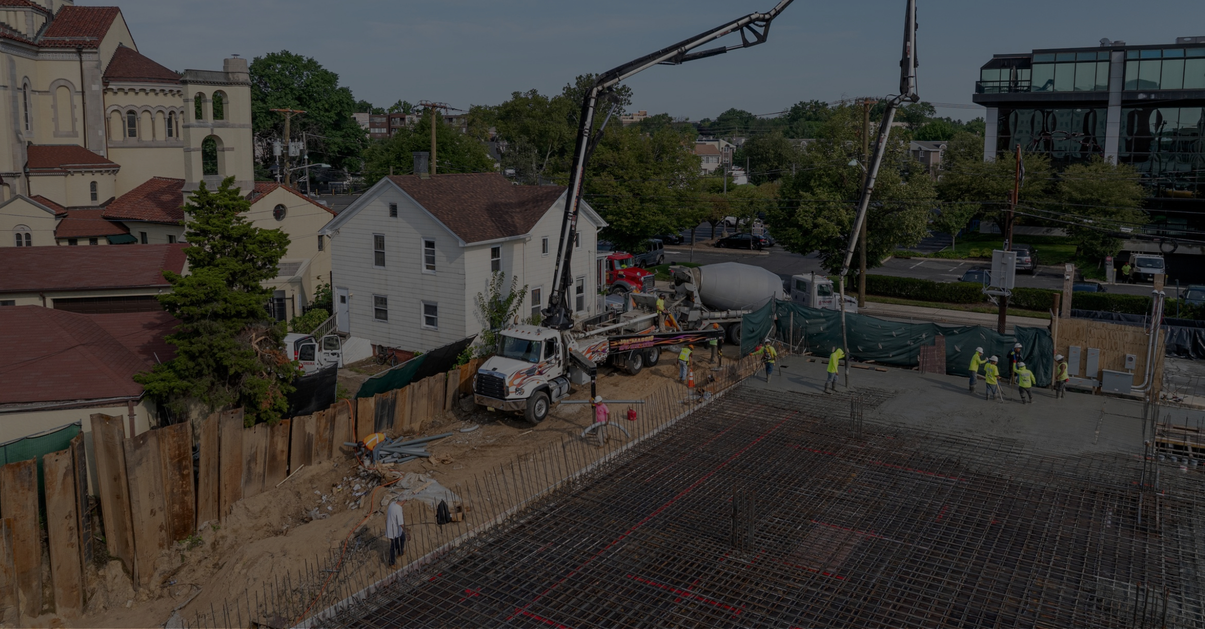 Joe Maggio Construction municipal and public works projects, including structural concrete, excavation and sitework, concrete pumping, masonry, controlled demolition, and large-scale infrastructure construction in New Jersey.