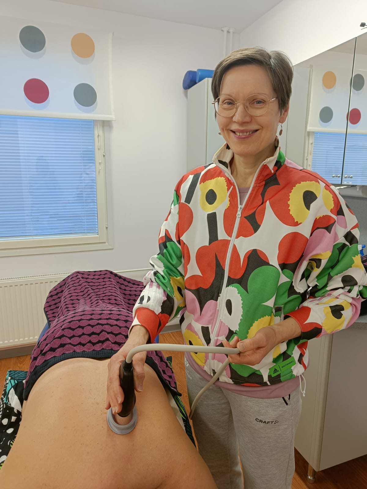 Physiotherapist Anne of Vaalan Fysioterapia
