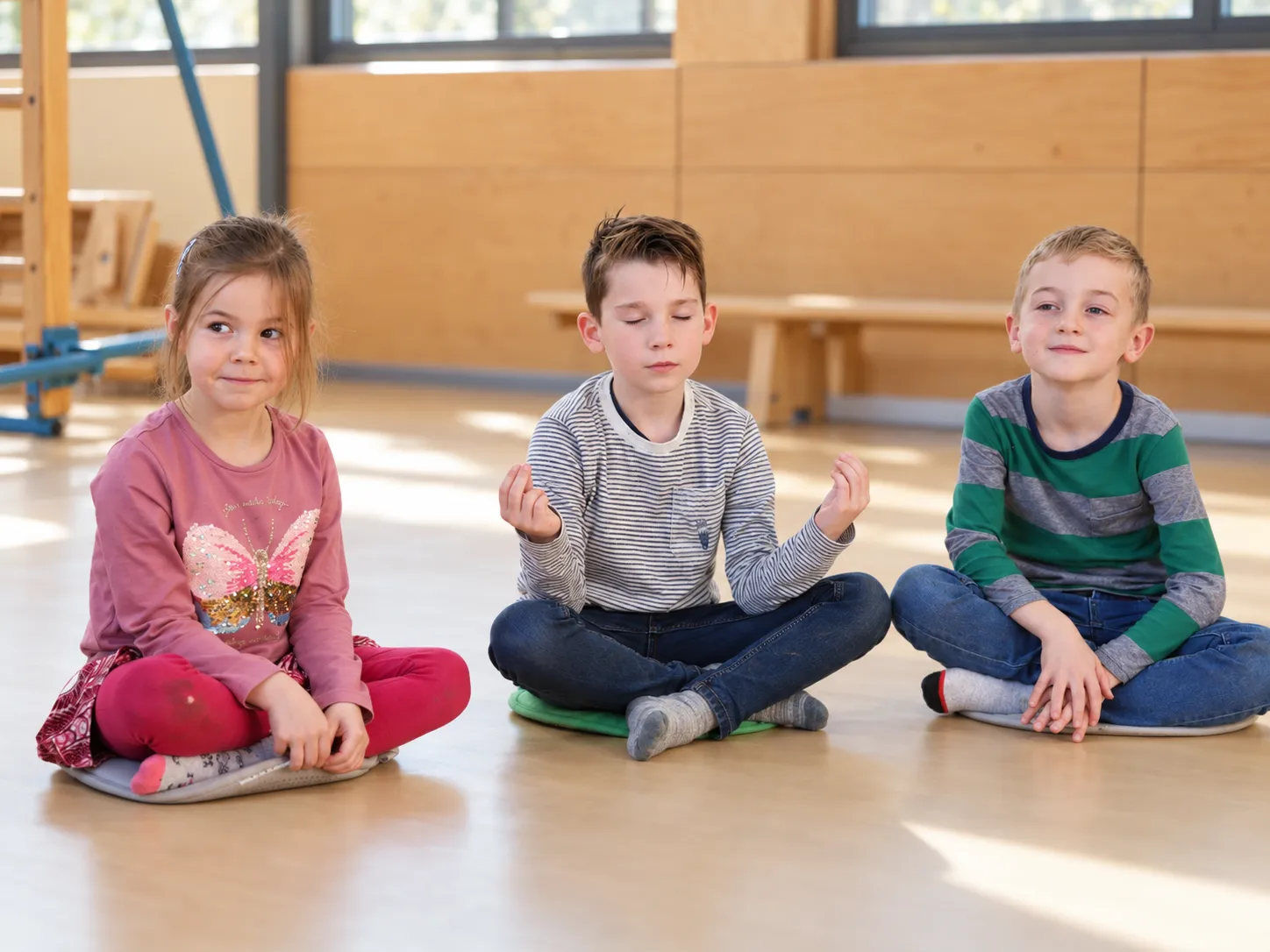 A calm moment in the classroom