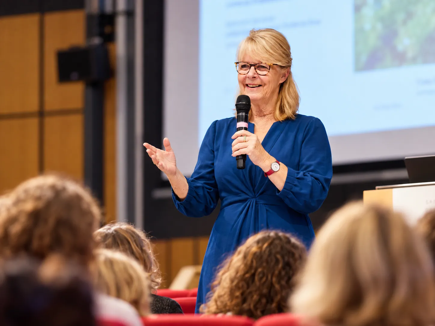 A keynote on stage