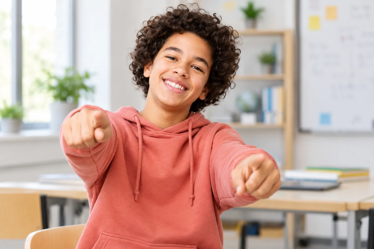 A trainer with children in a mindfulness lesson