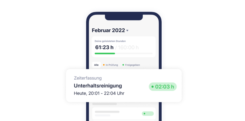 Digitaler Stundenzettel
