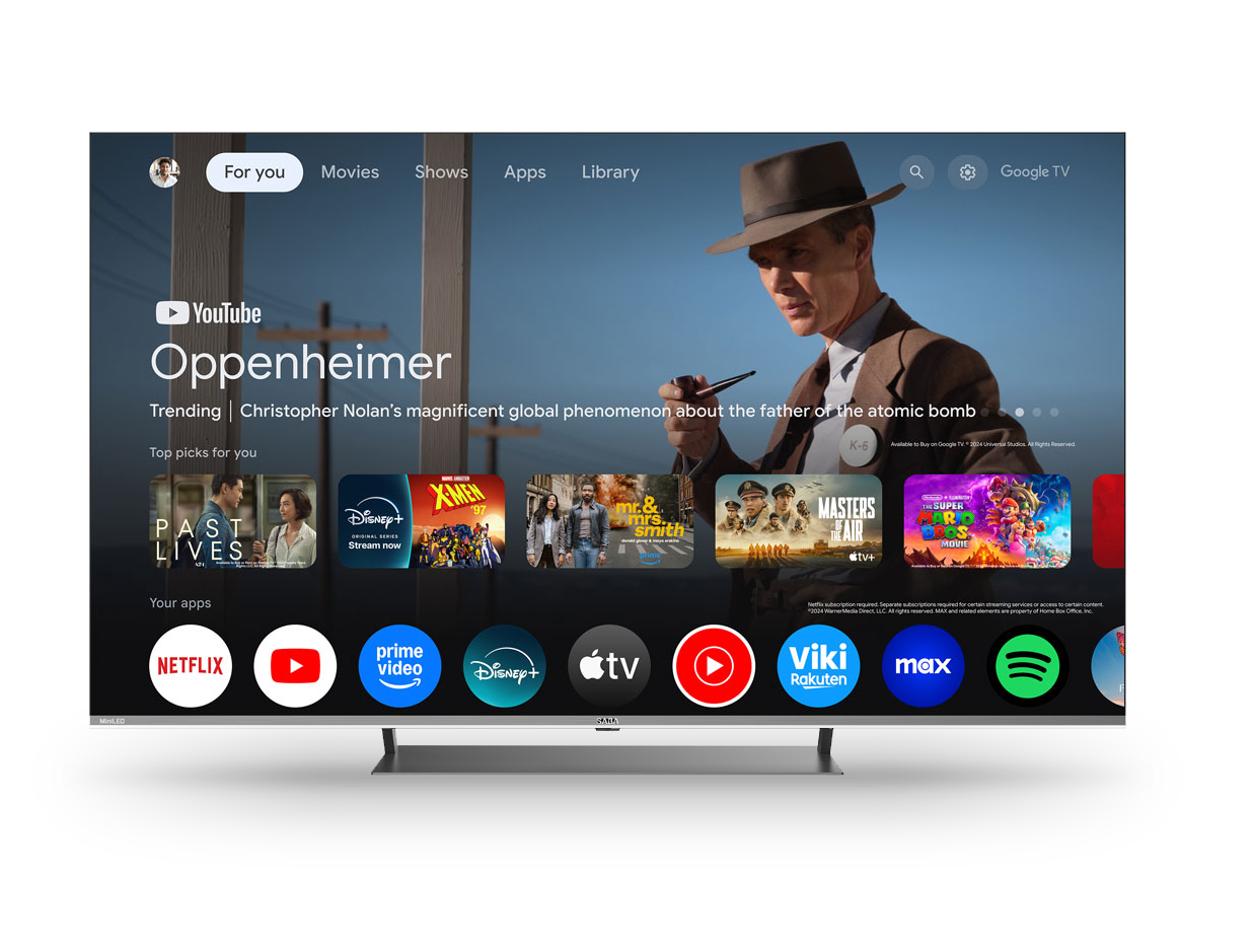 SABA SMART TV QD-MiniLED 55 inch ULTRA HD 4K