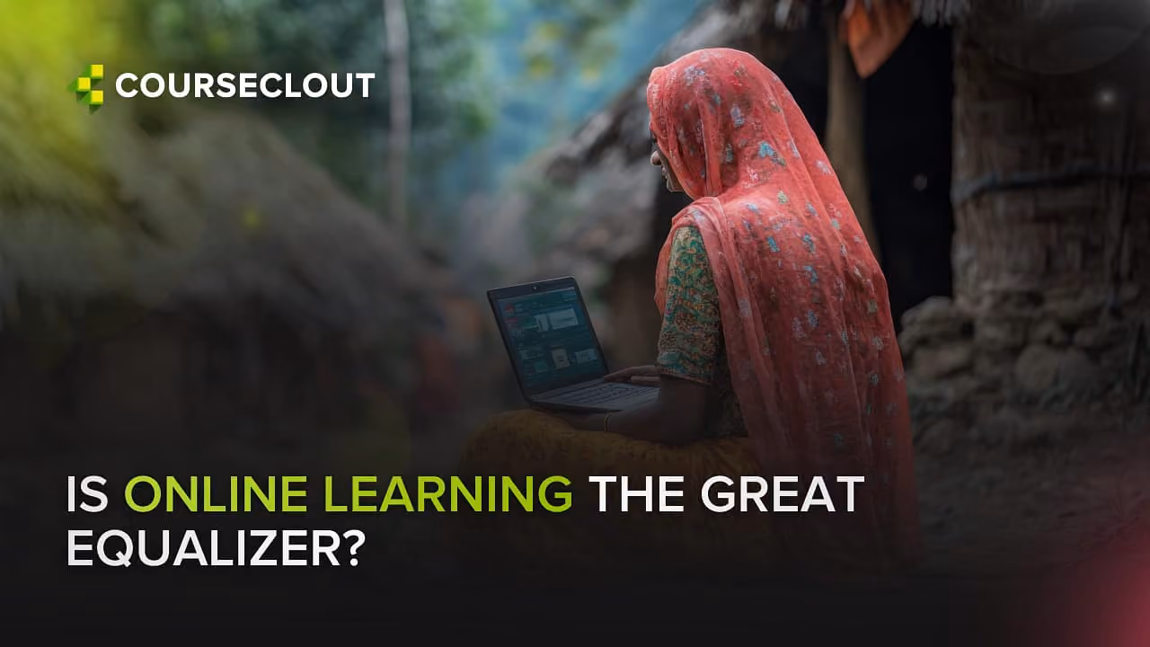 Is Online Learning the Great Equalizer?