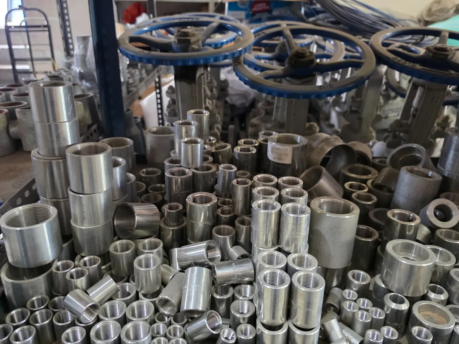 Pipe fittings and flange stock