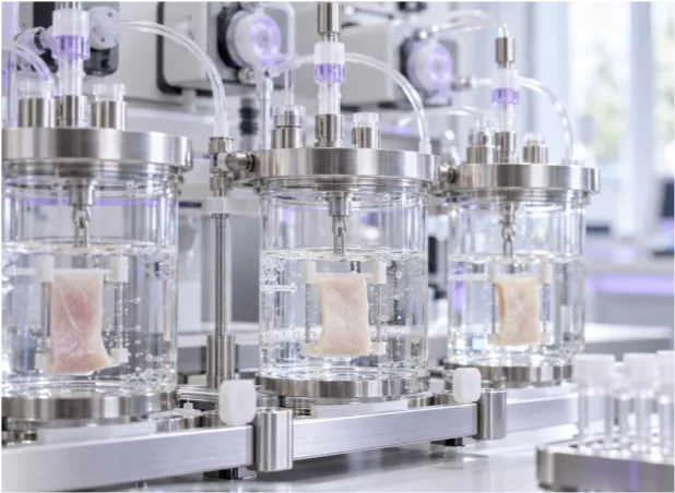 Tissue samples undergoing anti-calcification treatment