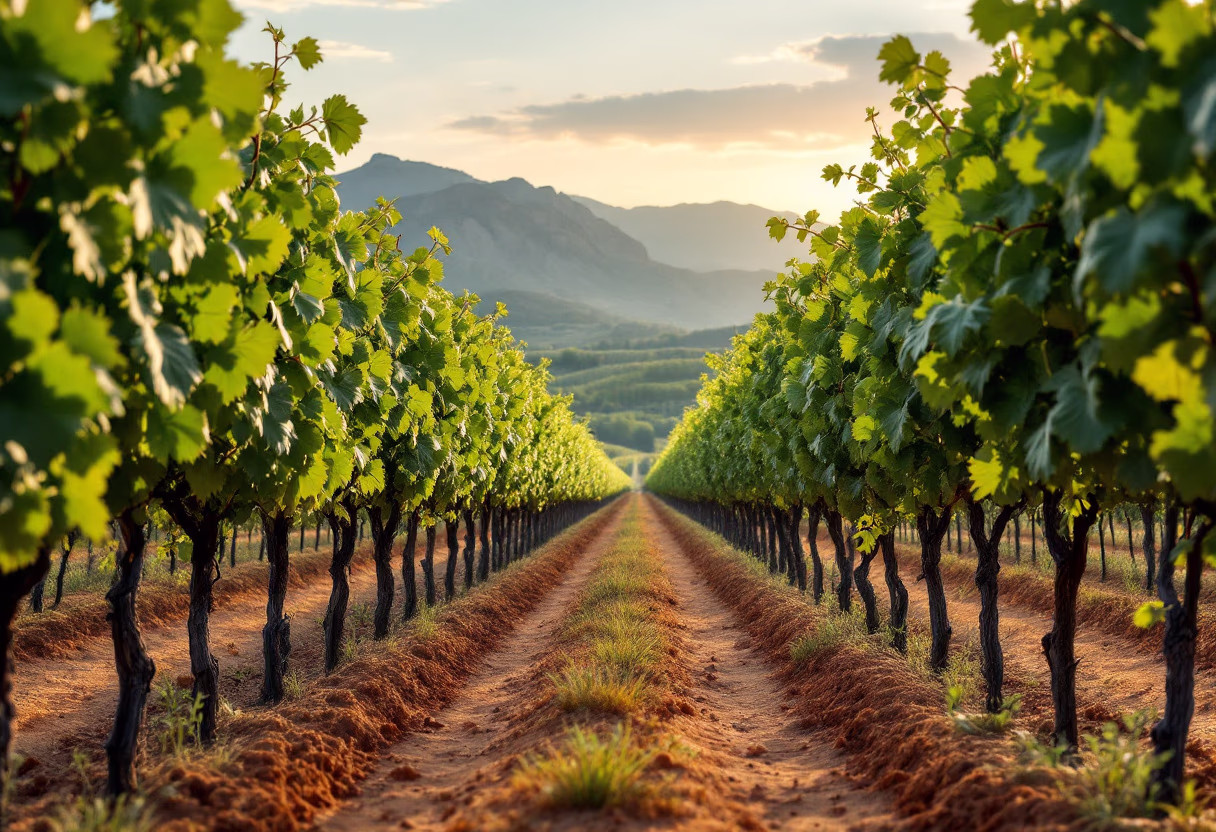 image of a rustic vineyard experience
