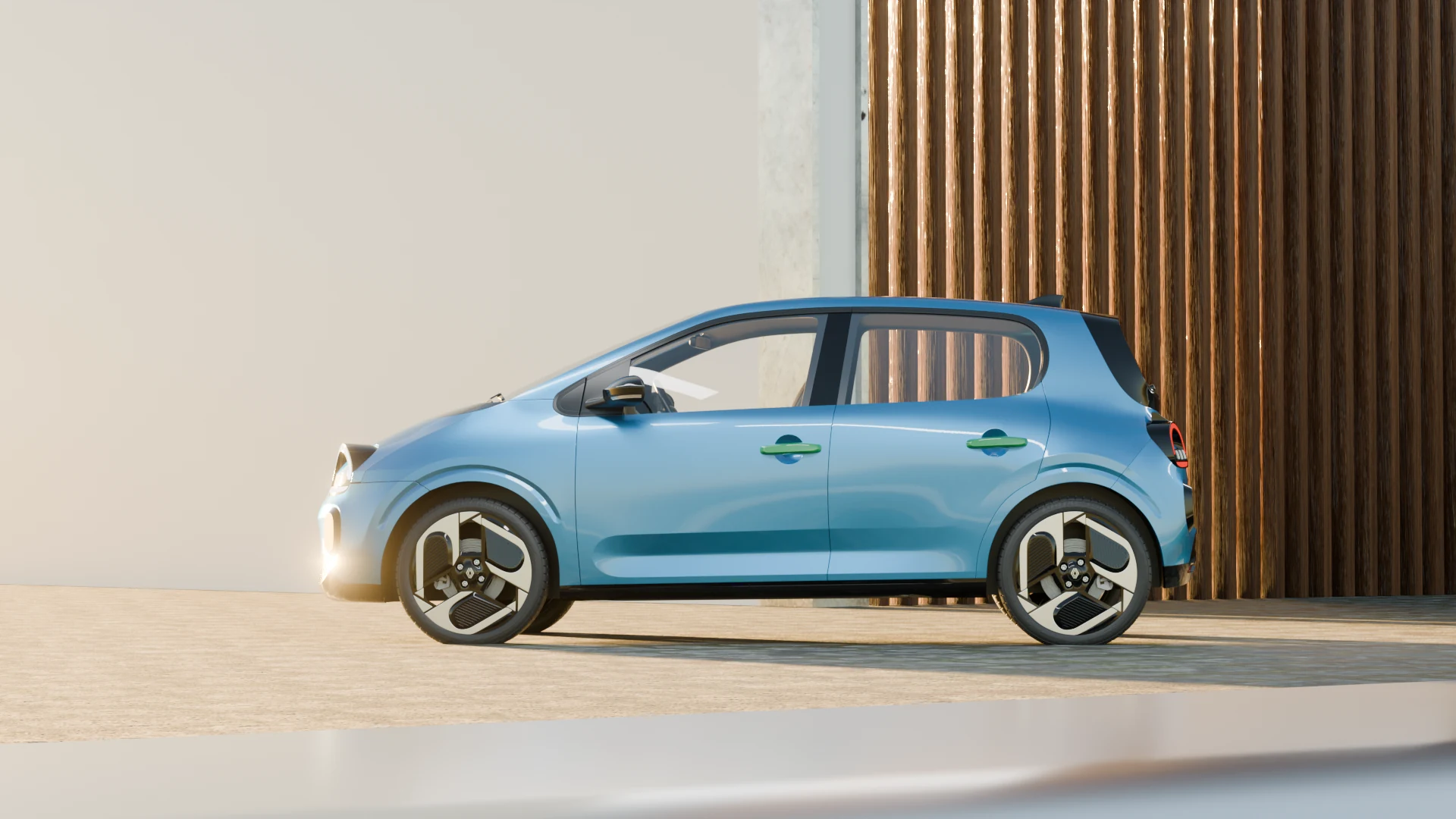 Renault — Twingo 2026 — Une petite silhouette. Une présence qui prend toute la place.