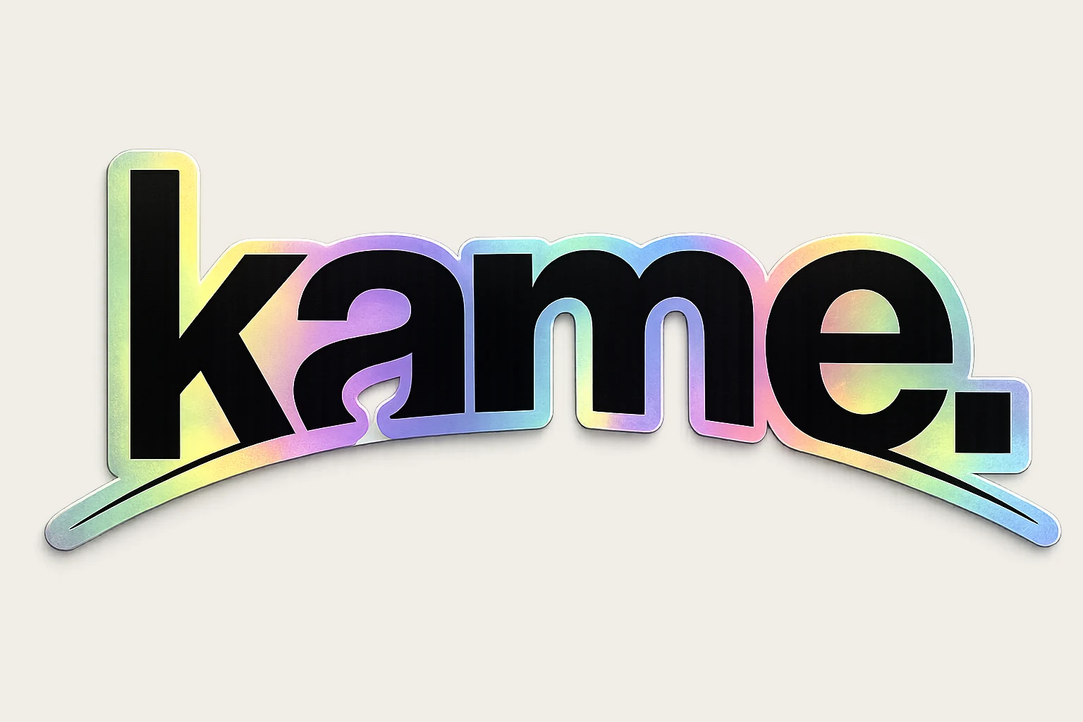 Recherche de sticker holographique Kame.