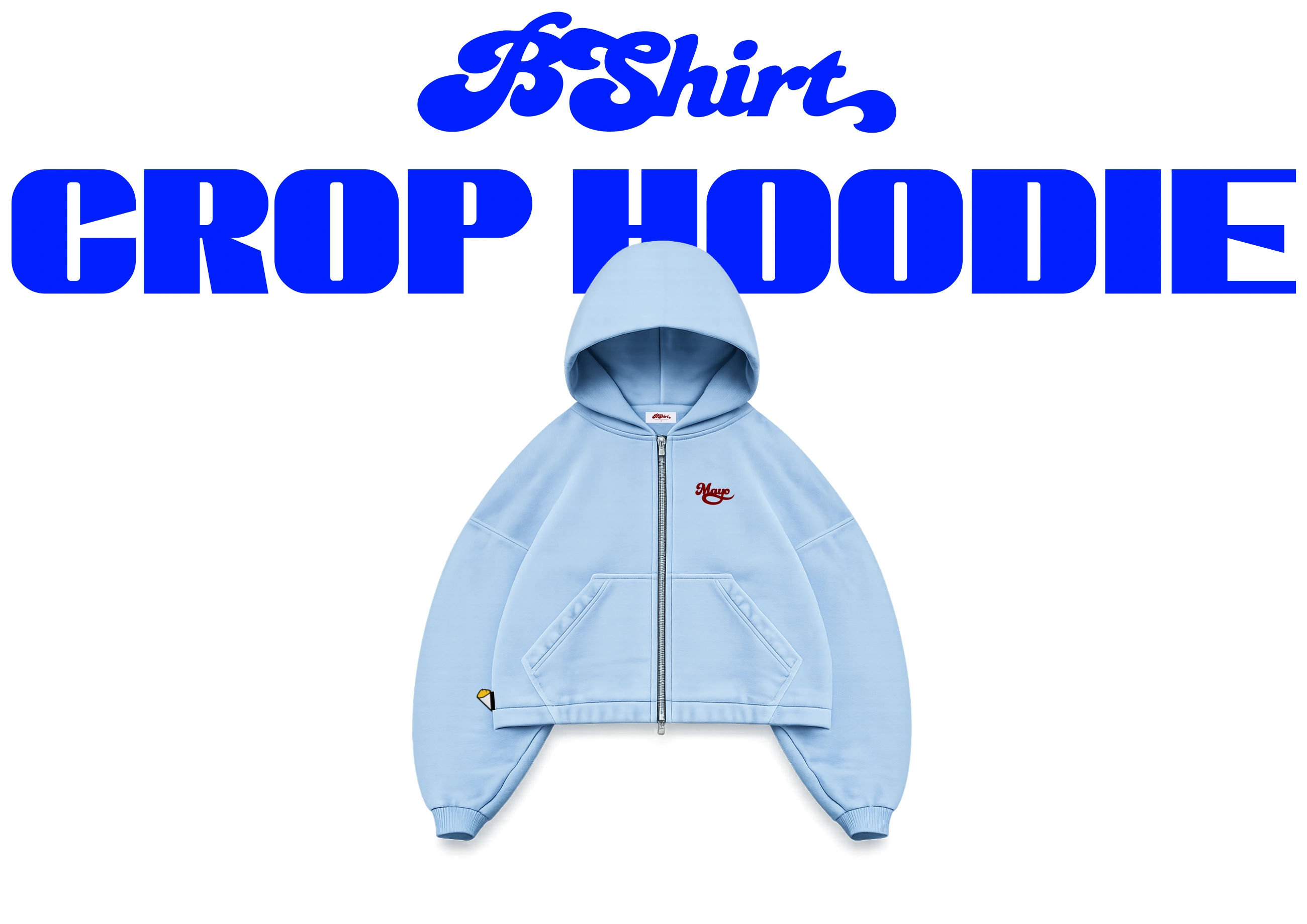 Mayo 2026/2027 — recherche de coupe et crop hoodie.