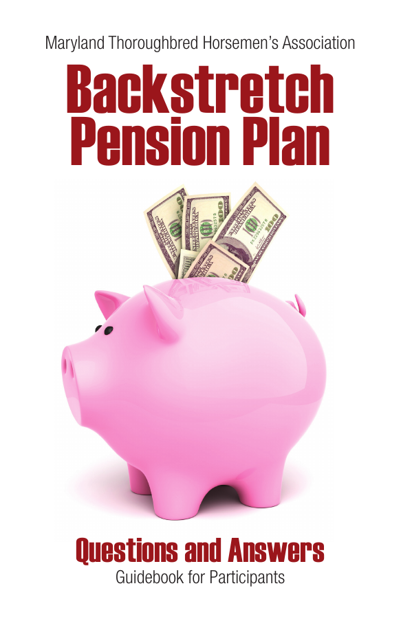 Cover of the MTHA Backstretch Pension Plan Questions and Answers Guidebook for Participants