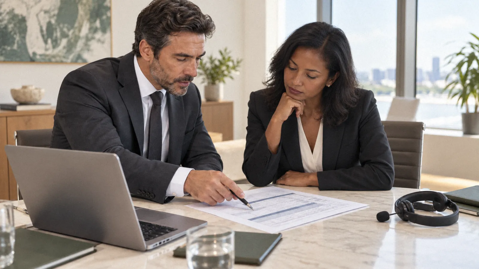 Plateau de centre d'appels pendant une journée de travail