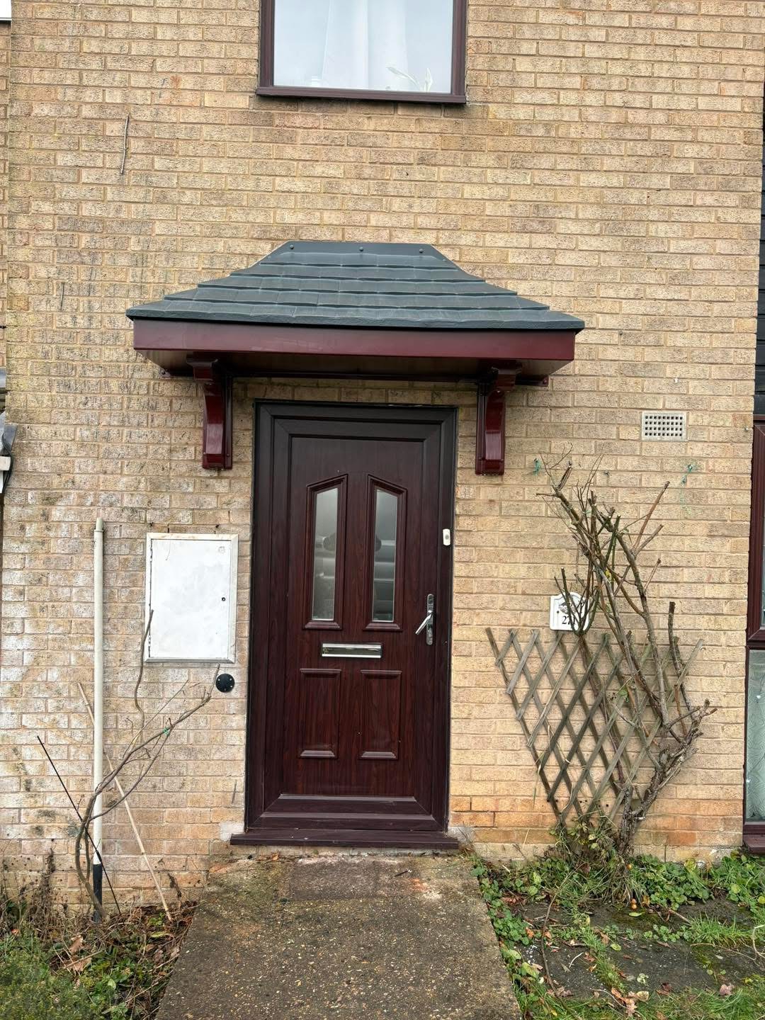 Replacement front-door canopy by Handy Helpers