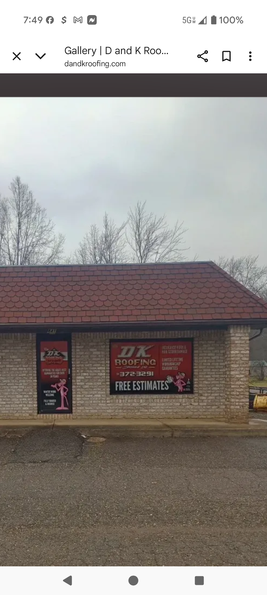 D & K Roofing Specialist inc
