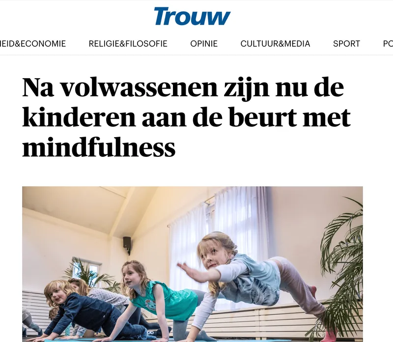 After adults, now children are turning to mindfulness