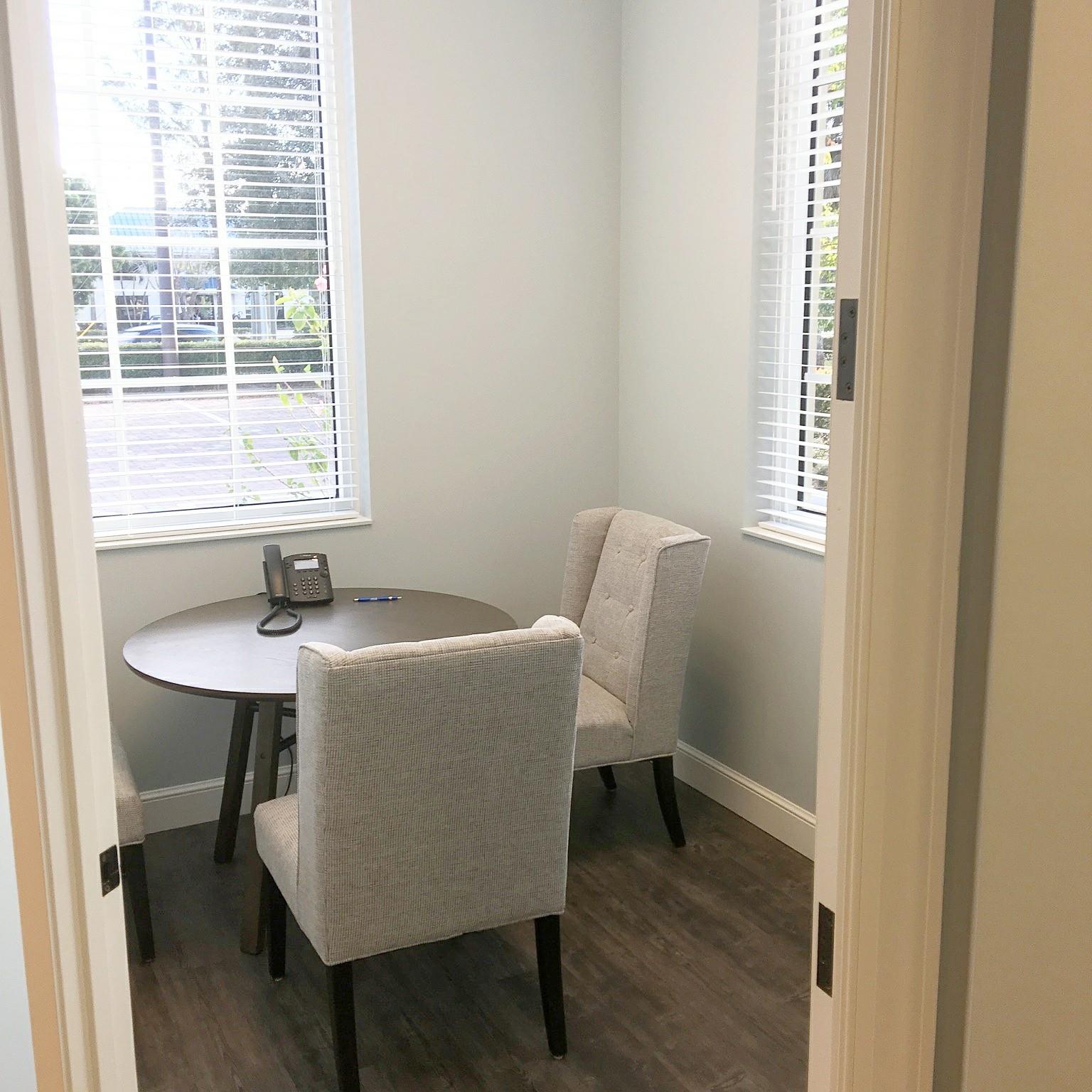 Private consultation room at Harbor Breeze Dental Care