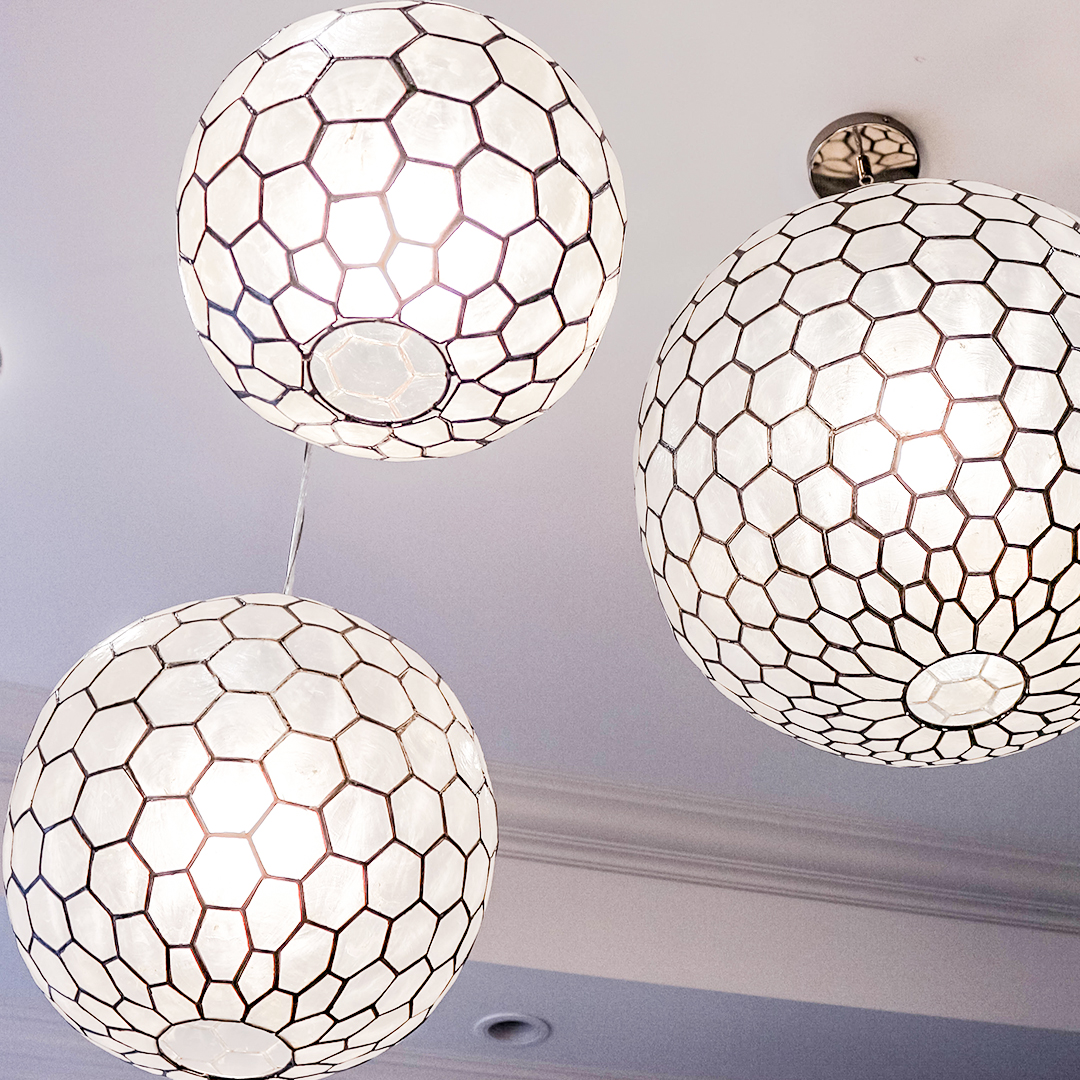 Light fixtures inside Harbor Breeze Dental Care