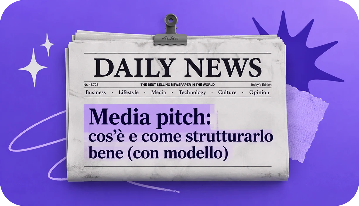 Media pitch: cos'è e come strutturarlo bene (con modello)
