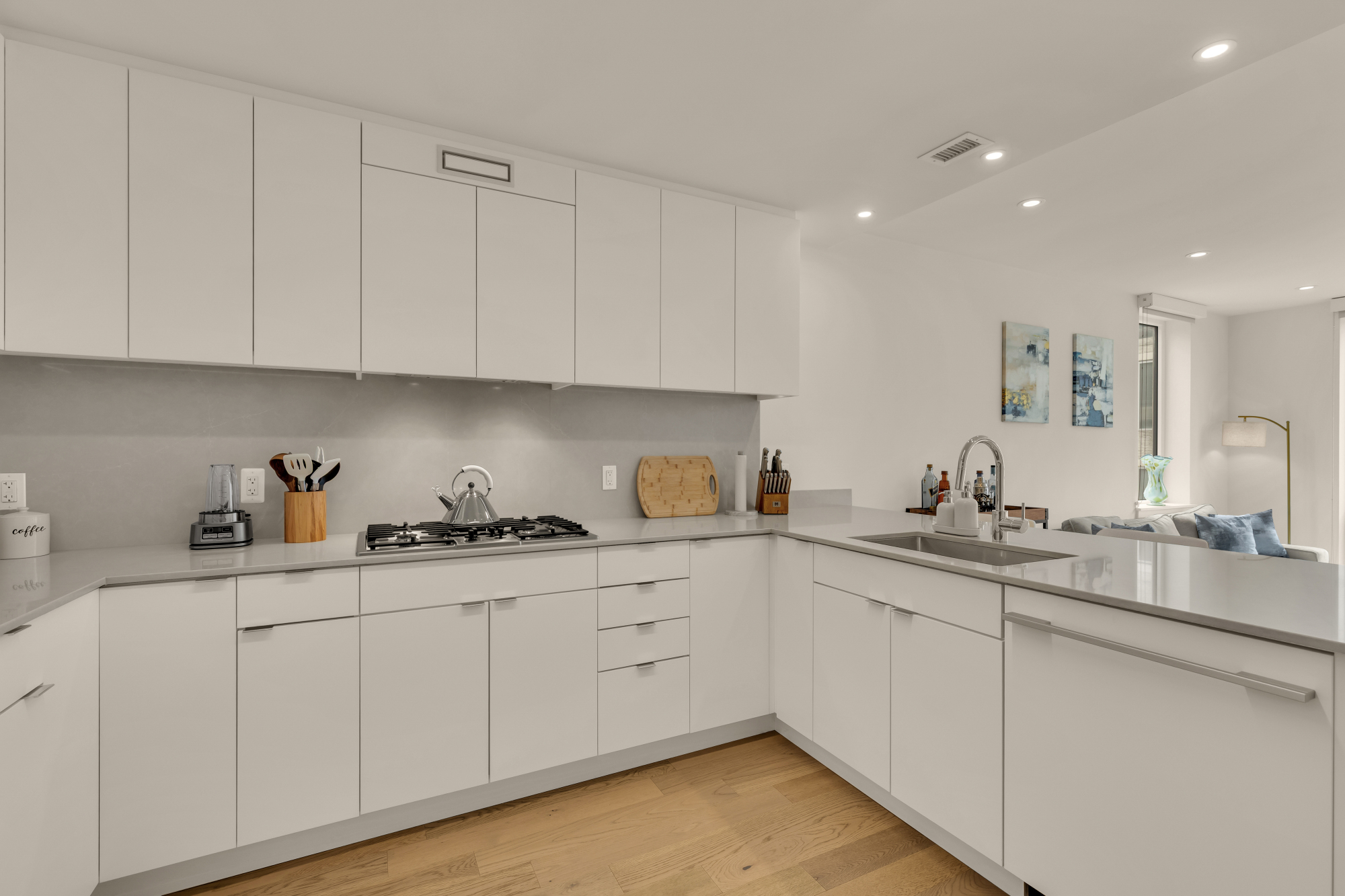 Kitchen at Kennedy on L #1105