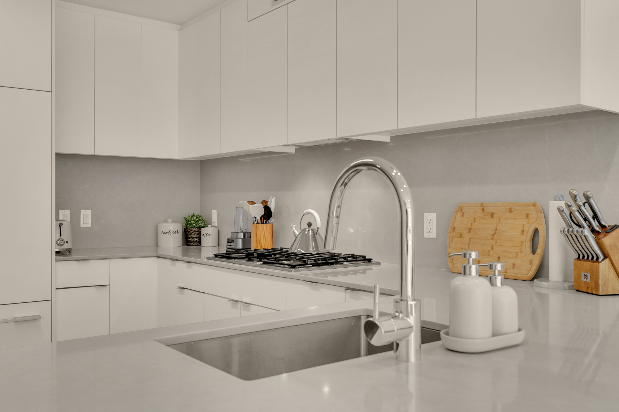 Kitchen sink at Kennedy on L #1105
