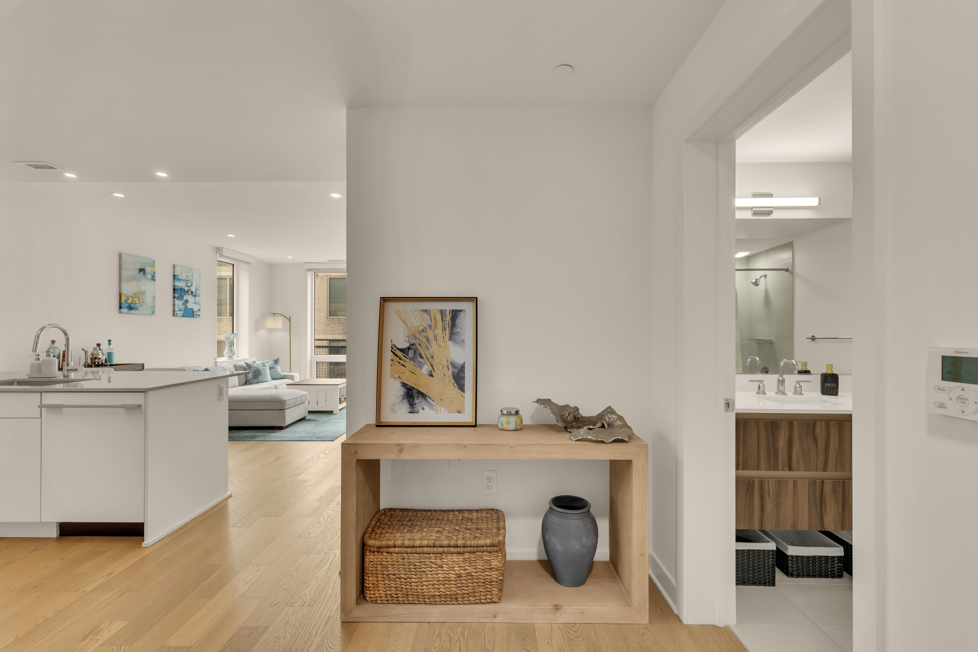 Entry hall at Kennedy on L #1105