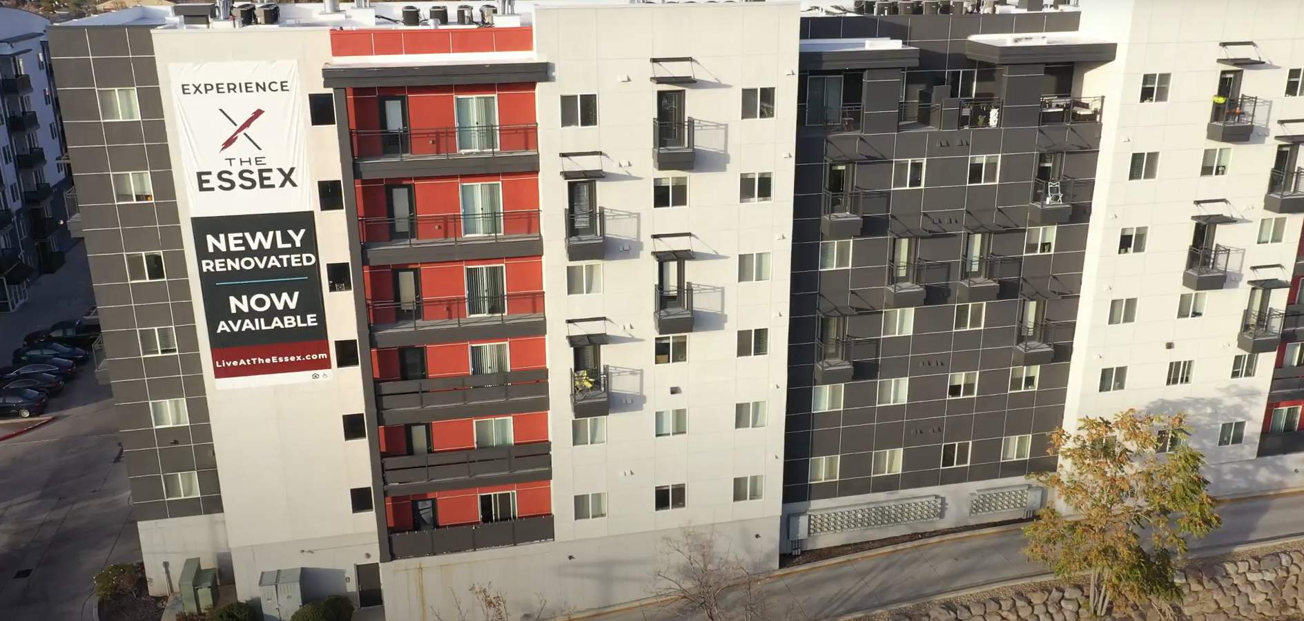 The Essex: exterior repaint in the new color scheme