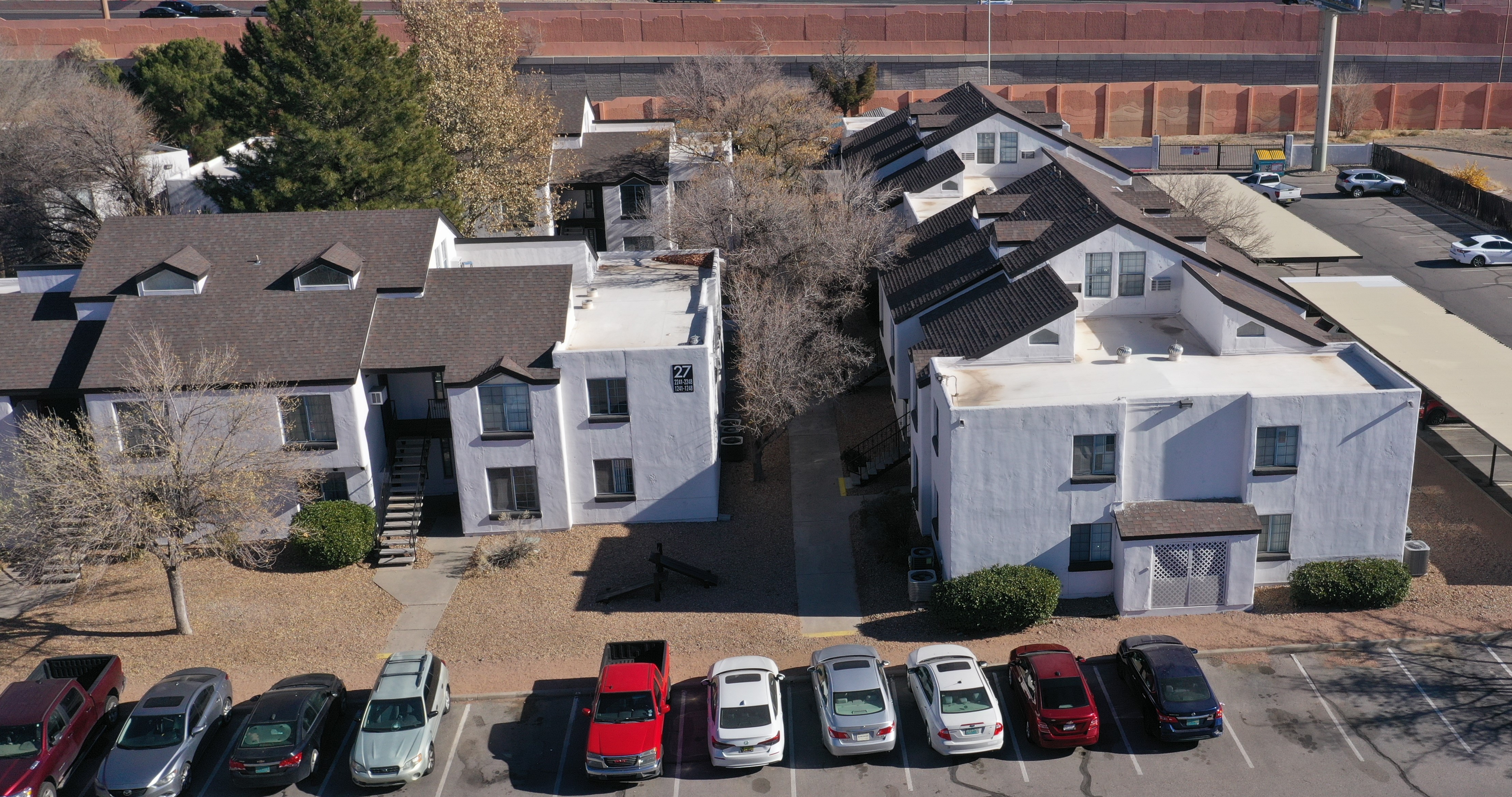 Drone inspection of a finished membrane roof