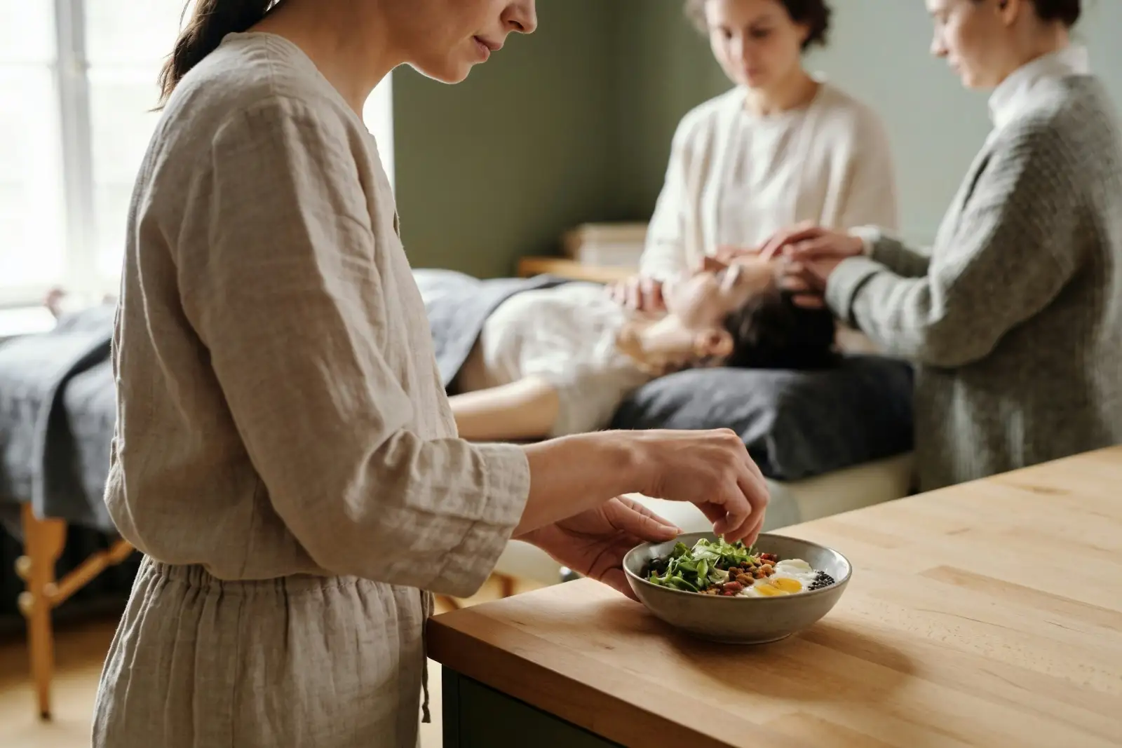 Everyday wellbeing routine at home