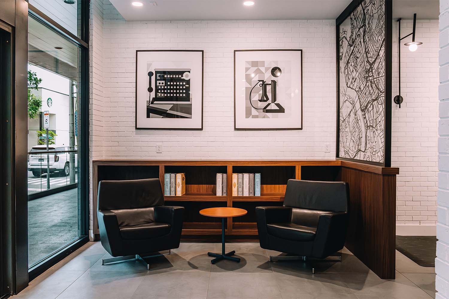 Lobby of the Holiday Inn Express  by D&S Builders.