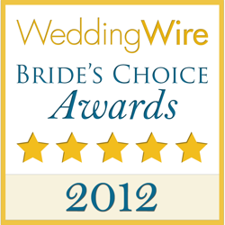 WeddingWire Bride’s Choice Awards 2012 winner
