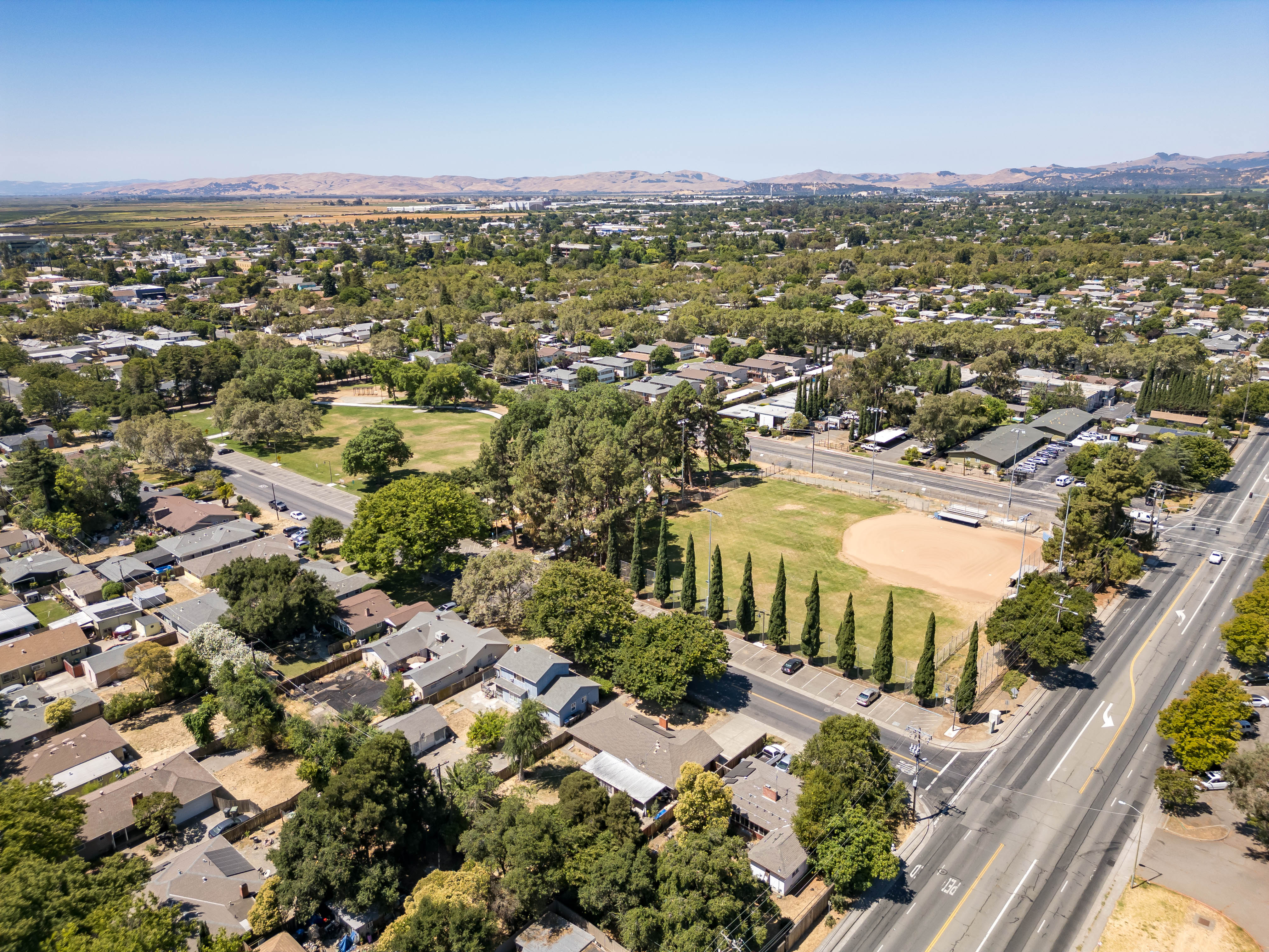 Fairfield California View Stock Image