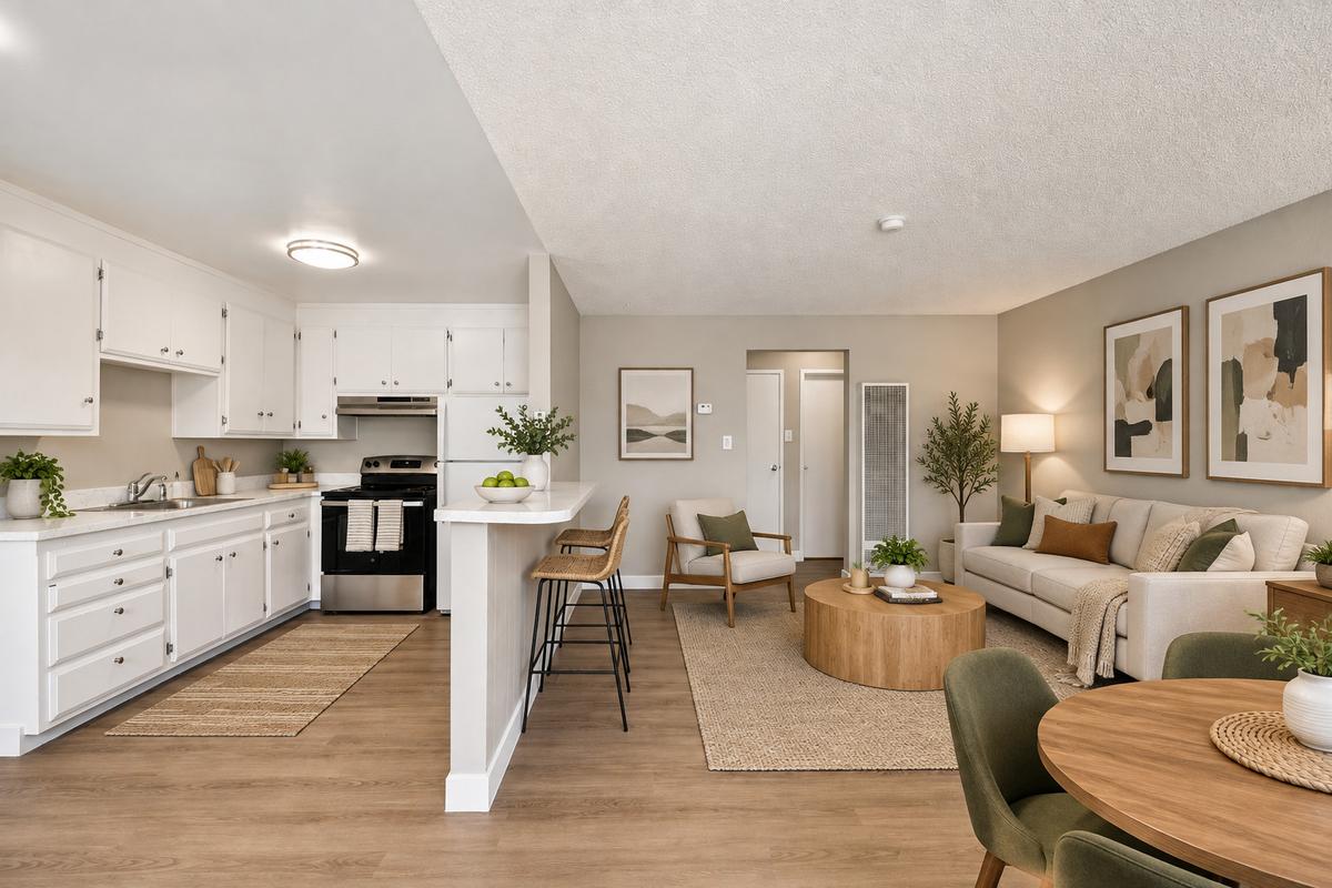 Living Room & Dining Room