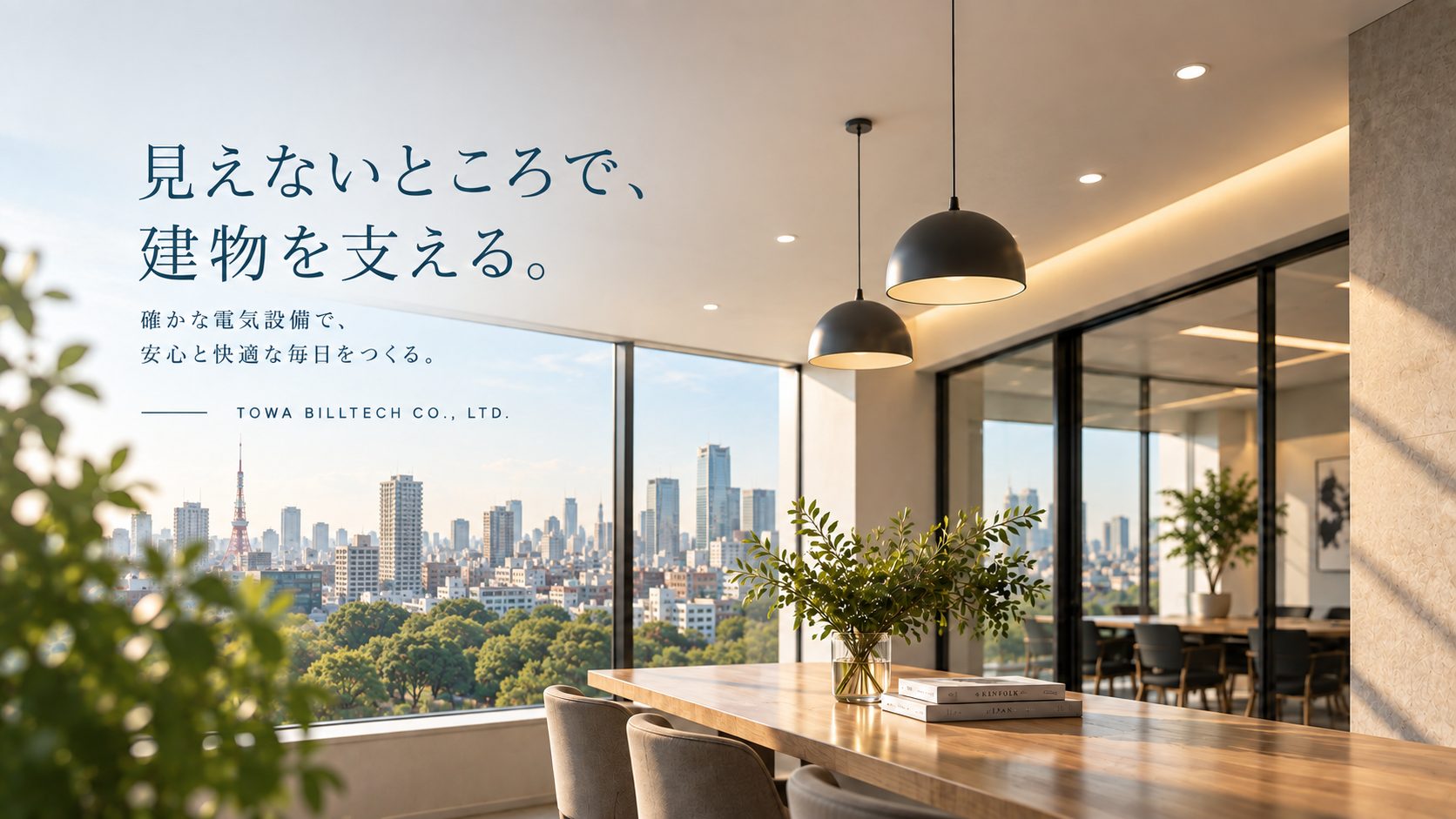 見えないところで、建物を支える。