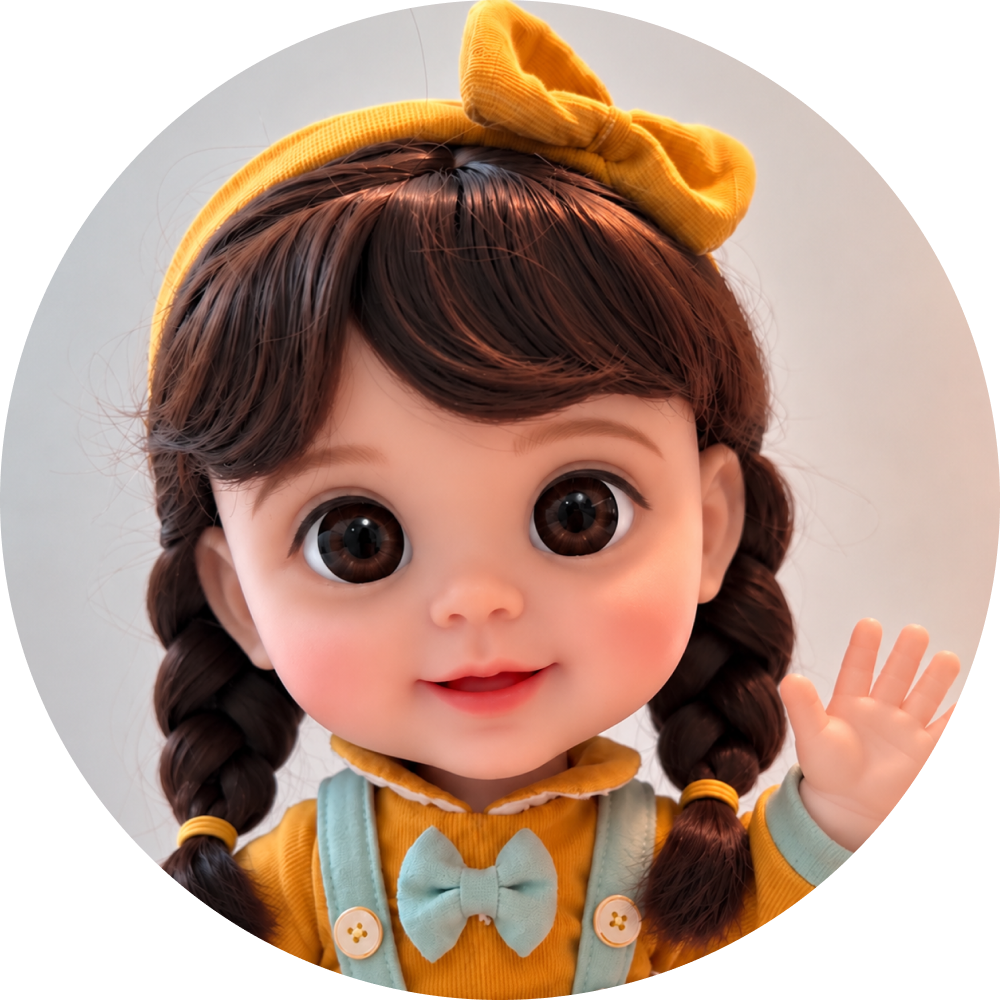 Joy, the AI companion, waving hello