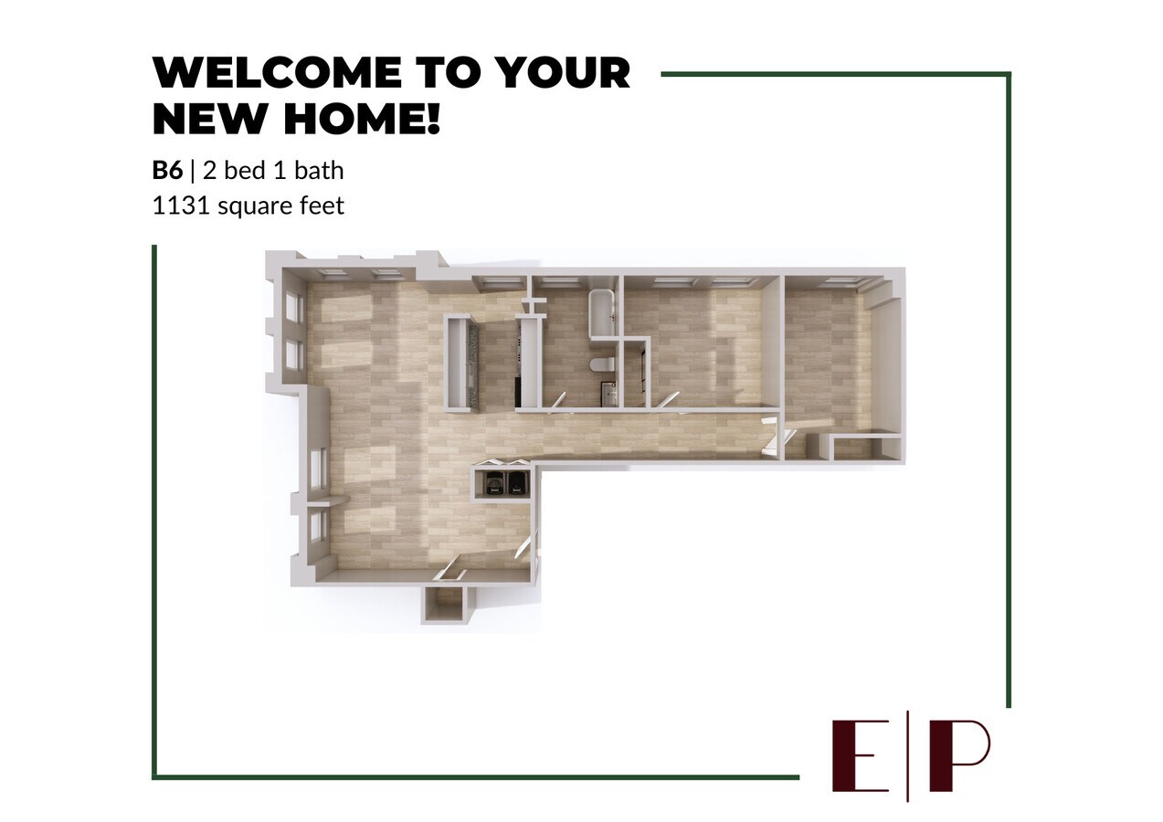 B6 floor plan layout