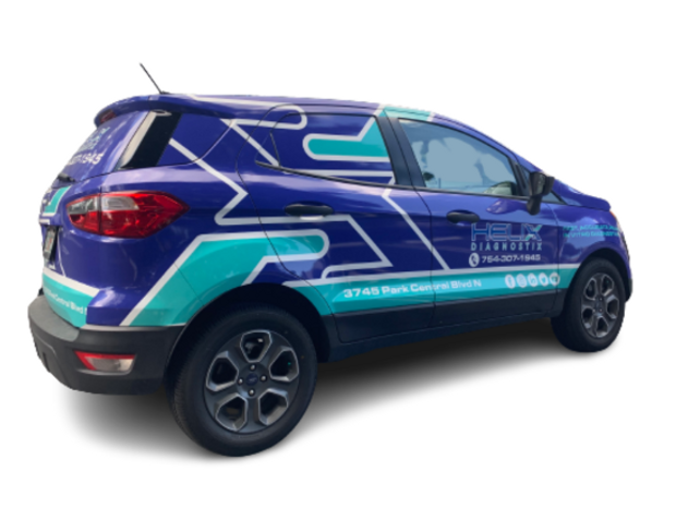 Helix Diagnostix courier vehicle