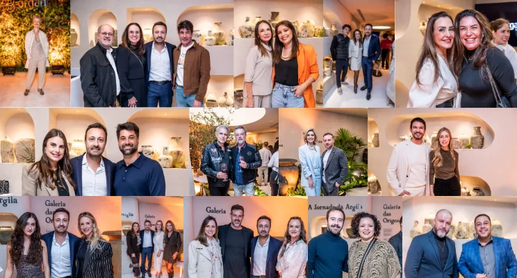 Alguns convidados da inauguração da Casa Organne