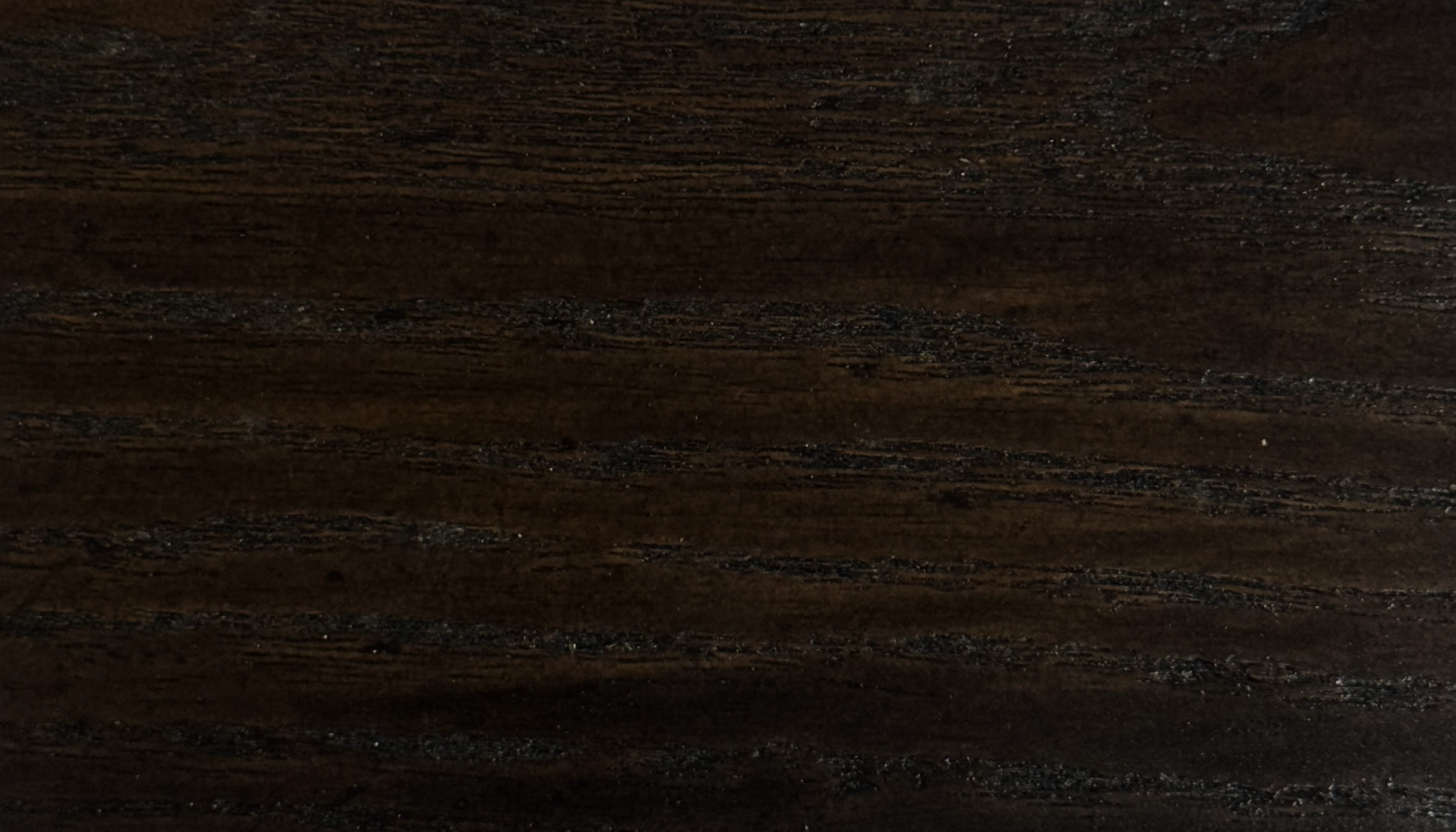 Graphite Walnut finish on ash wood by Amorph Studio