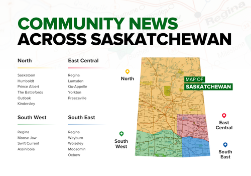 Saskatchewan community map