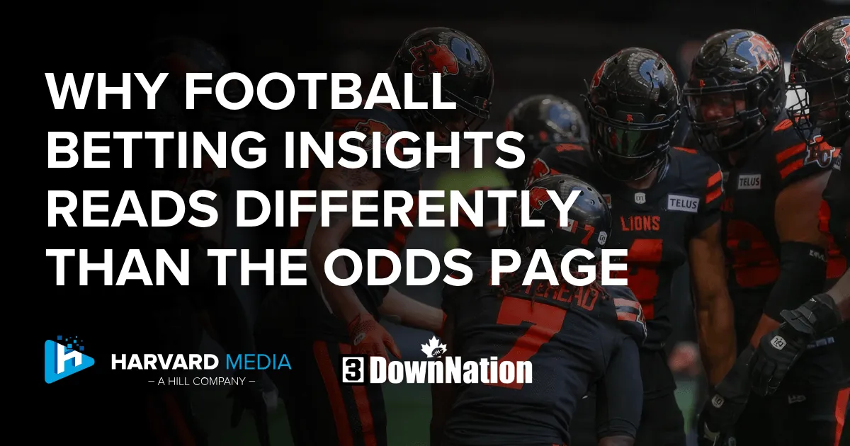 Why Football Betting Insights Reads Differently Than the Odds Page