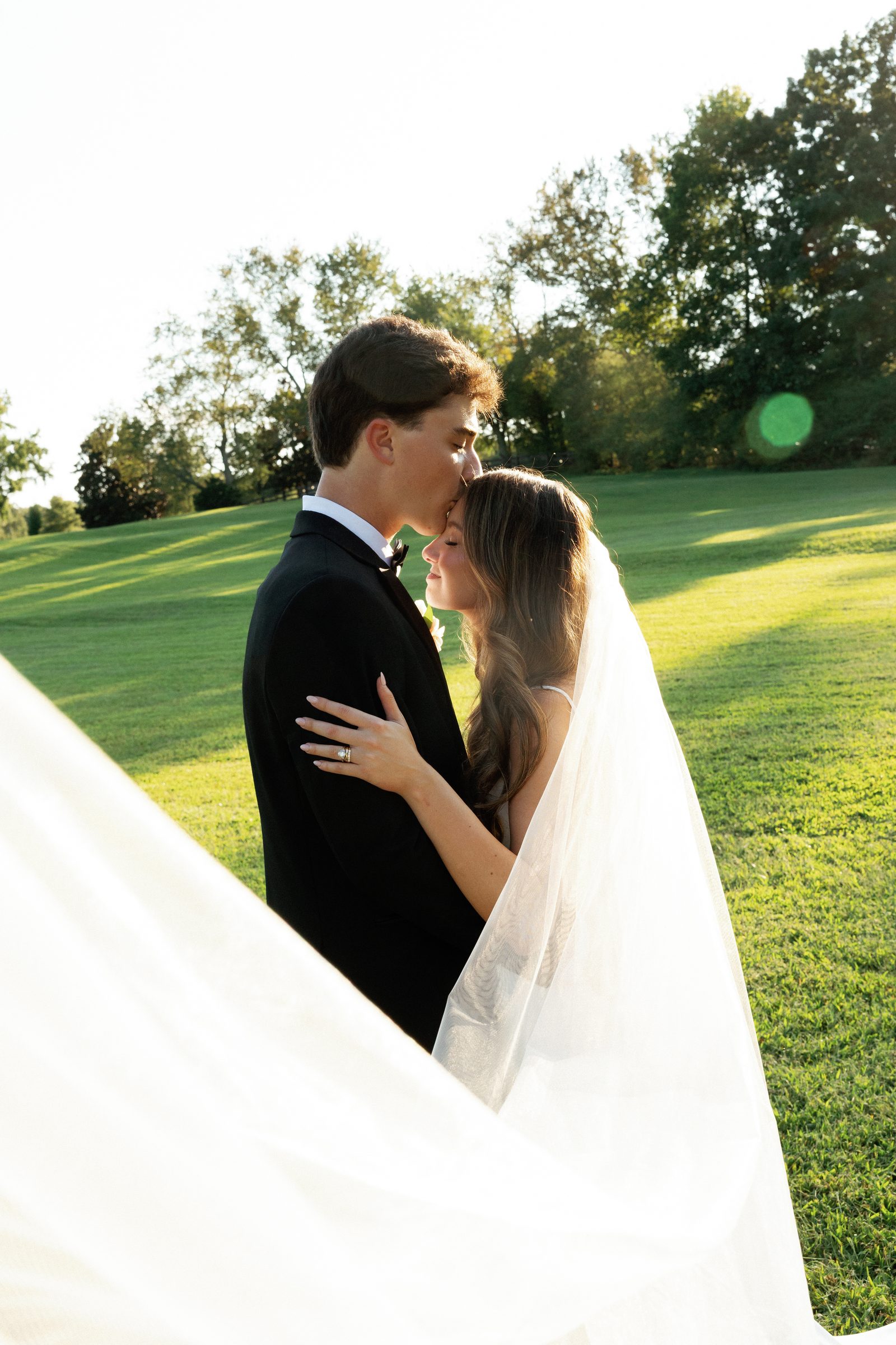 Grace and Nolan wedding portrait