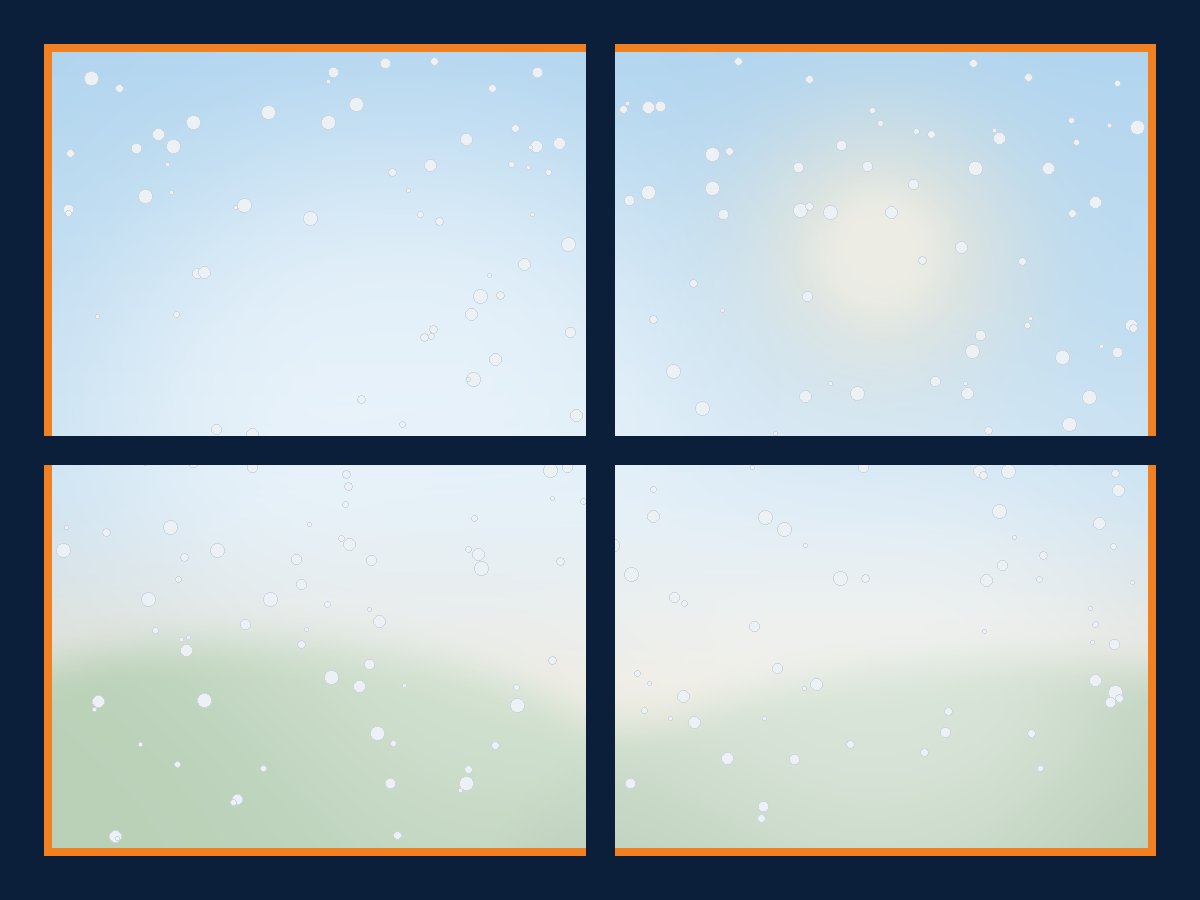 Before: foggy window glass with a failed seal