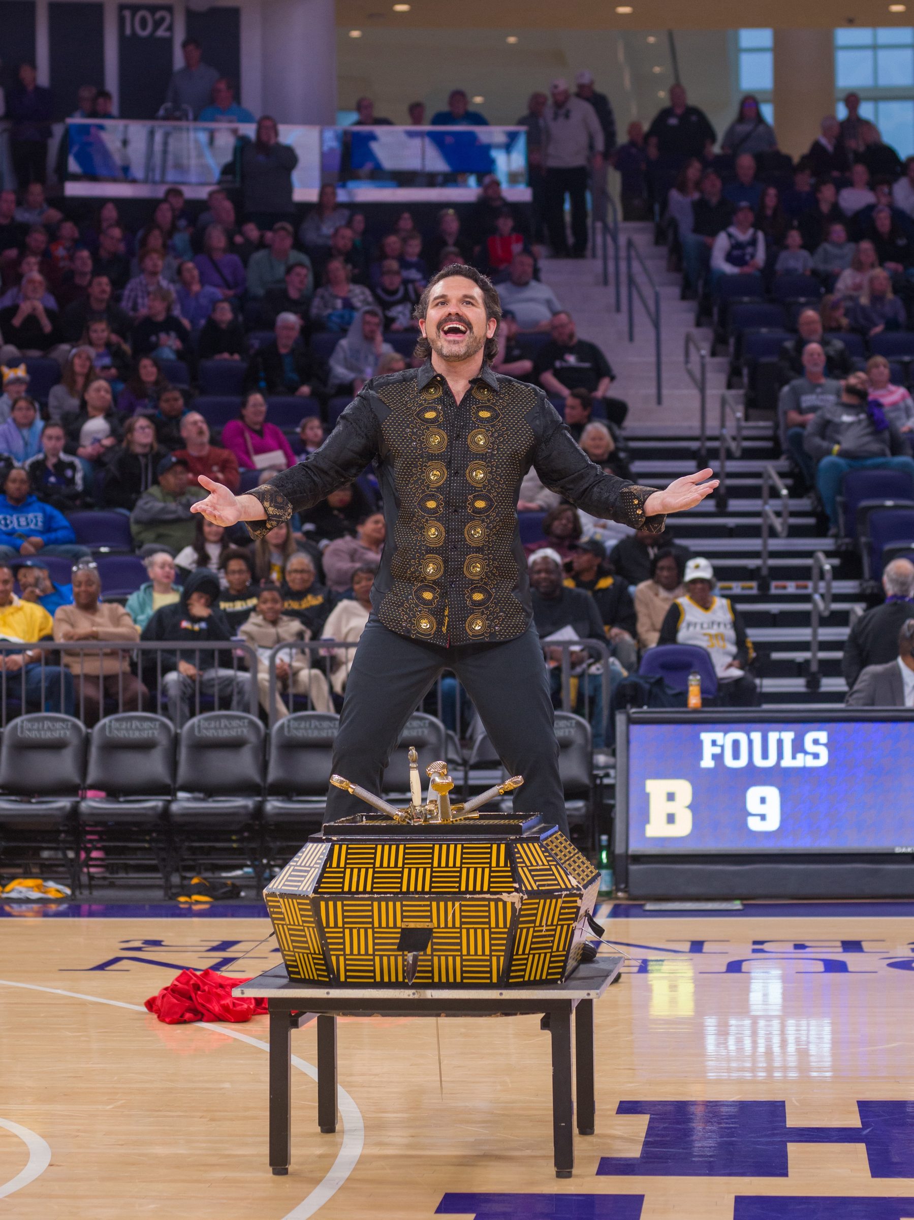 JP Wilson Magic halftime show at High Point University basketball