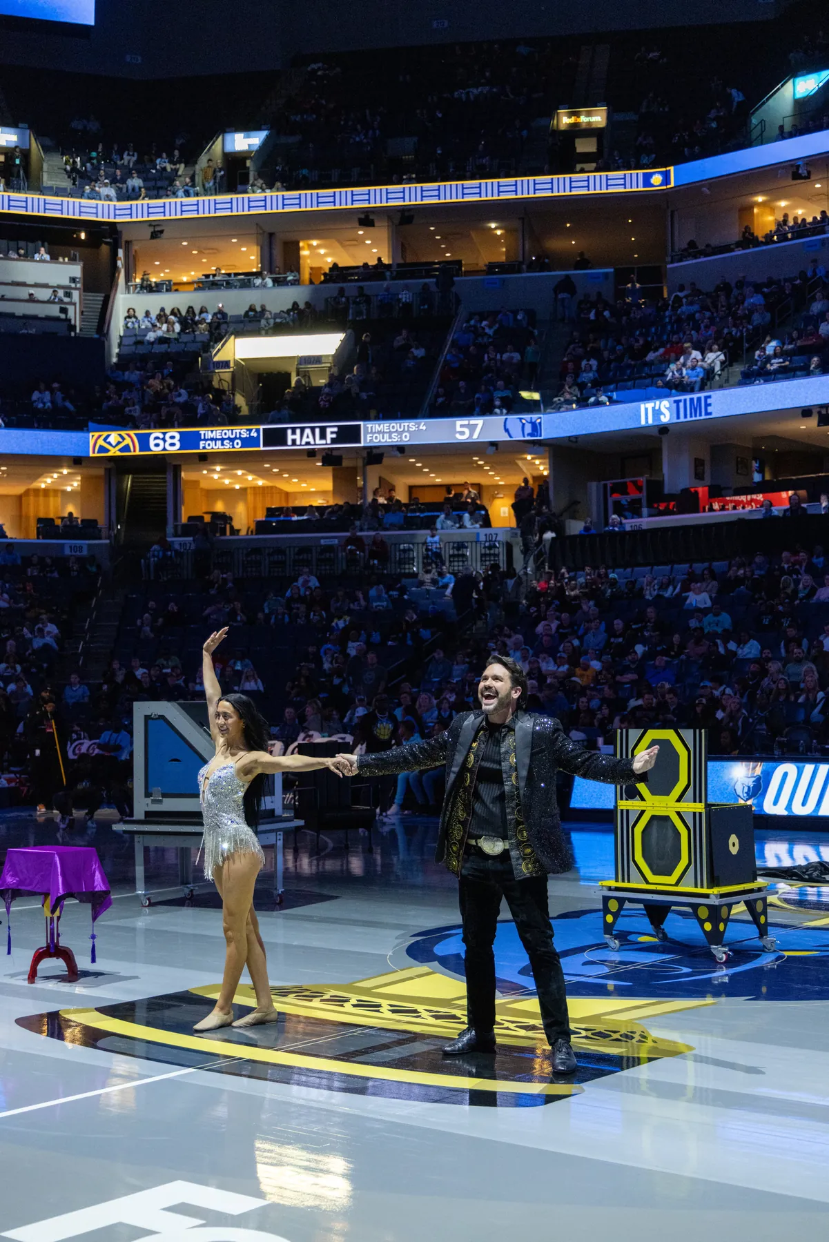 Memphis Grizzlies halftime, dancer involvement