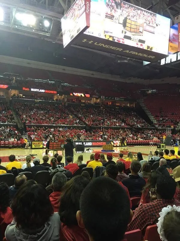 Performing at Maryland Madness, University of Maryland