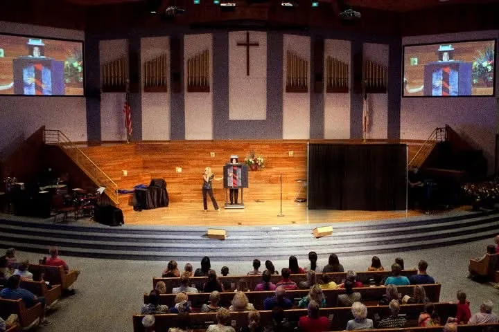 Performing at Emmanuel church in Enid, Oklahoma